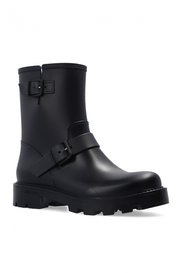 Black 'Yael' rain boots Jimmy Choo - Speed Knit Slip-on Sneakers